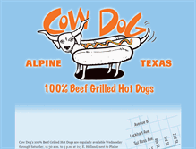 Tablet Screenshot of cowdogdog.com